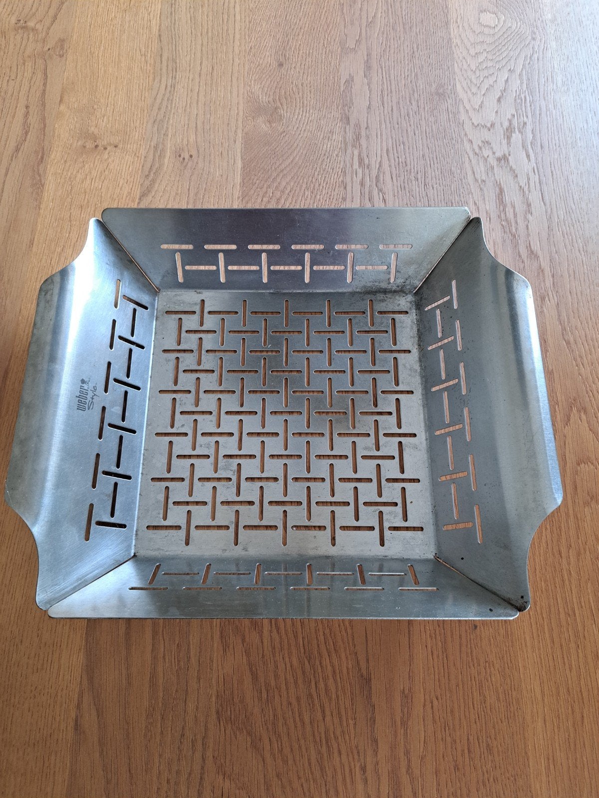 Weber Style RVS Grillmand voor Groenten en Kleine Items, Tuin en Terras, Ophalen, Gebruikt, Weber Style