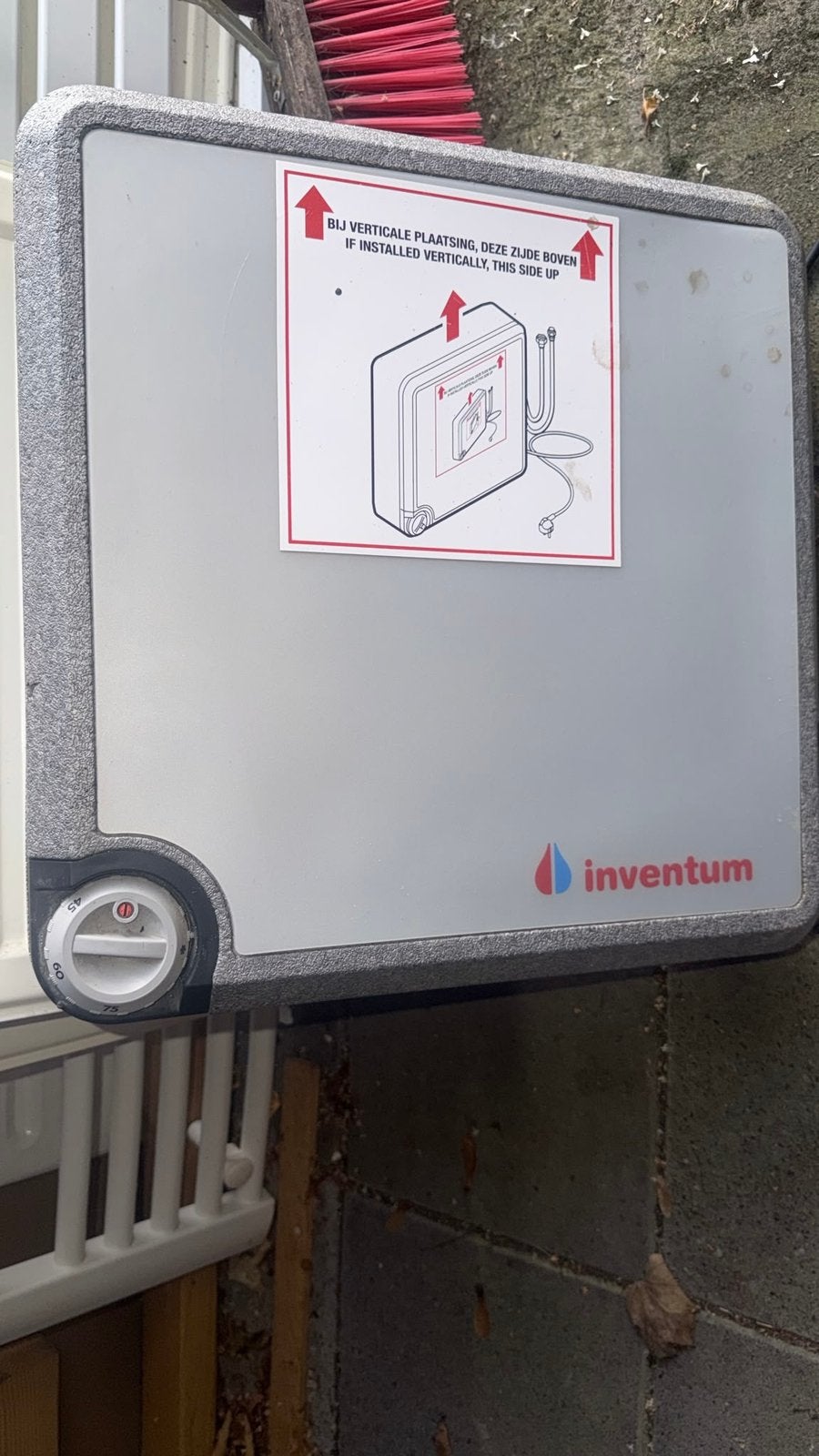 Plintboiler Inventum, Ophalen, Gebruikt, Boiler, Onbekend