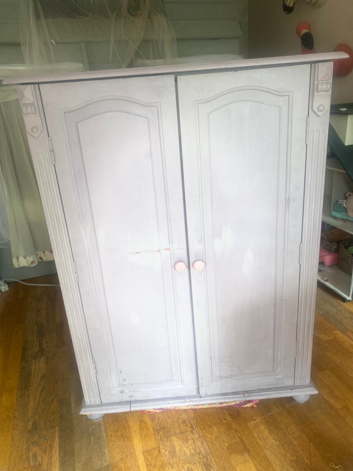 Massief houten kleding of knutsel kast, Ophalen, Gebruikt, Grenenhout, 120 tot 170 cm