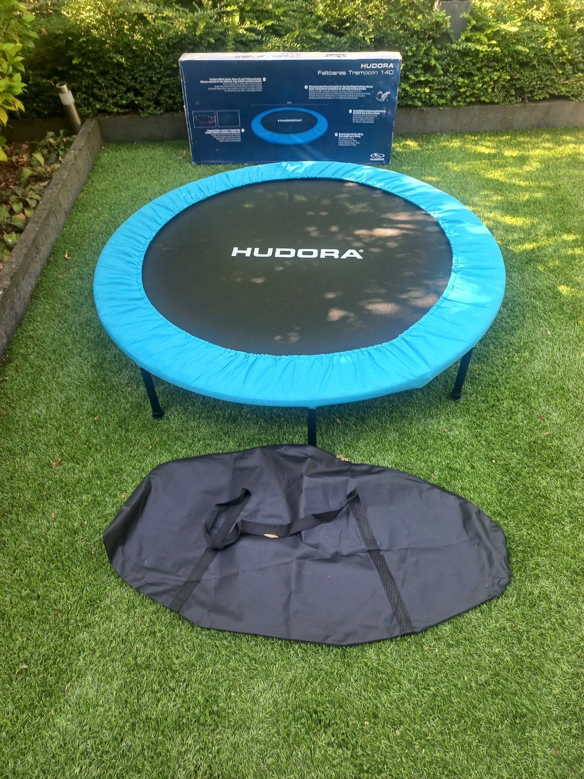 Trampoline opvouwbaar voor kind / volwassenen max.150 kg., Ophalen of Verzenden, Zo goed als nieuw