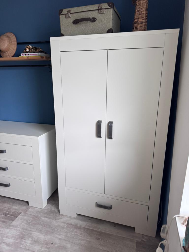 Kidsmill brent lodge kinder kast wit, Ophalen, Kast, 50 tot 70 cm, 105 cm of meer