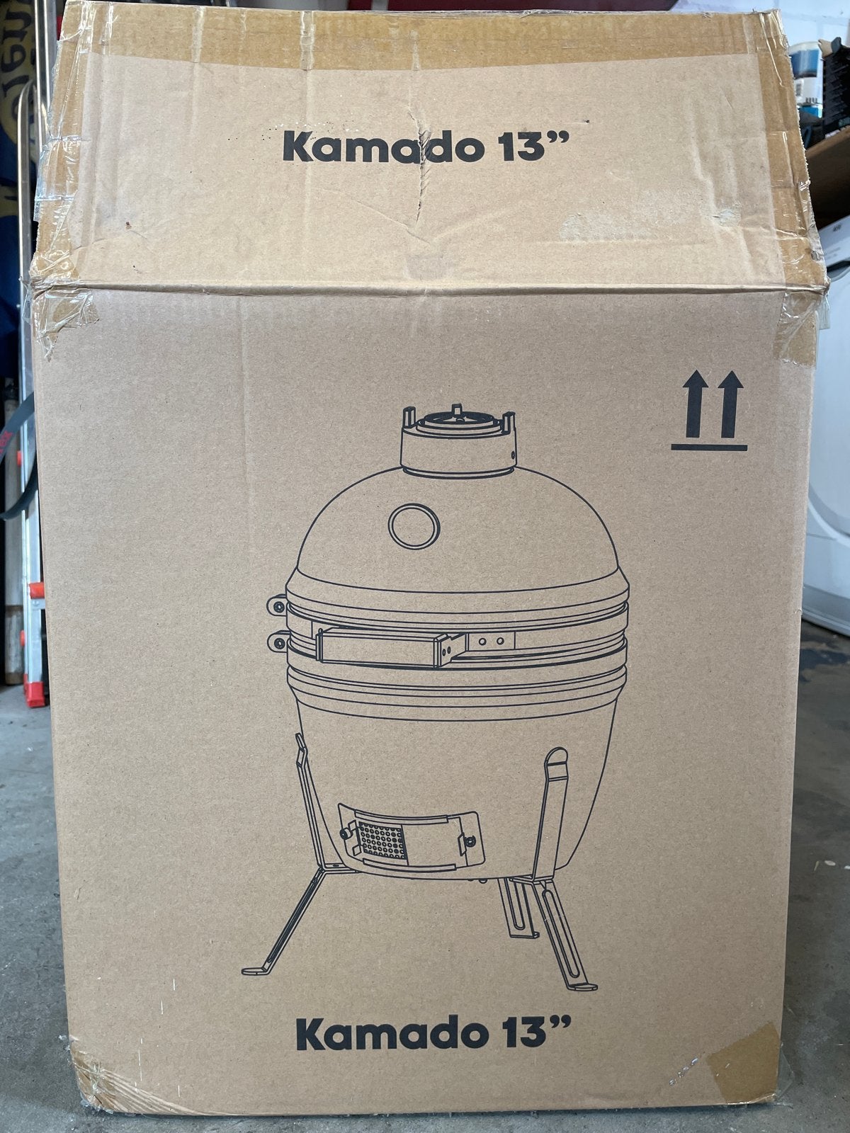 Nieuwe Baste Kamado 13" BBQ zwart  in doos, Ophalen, Nieuw