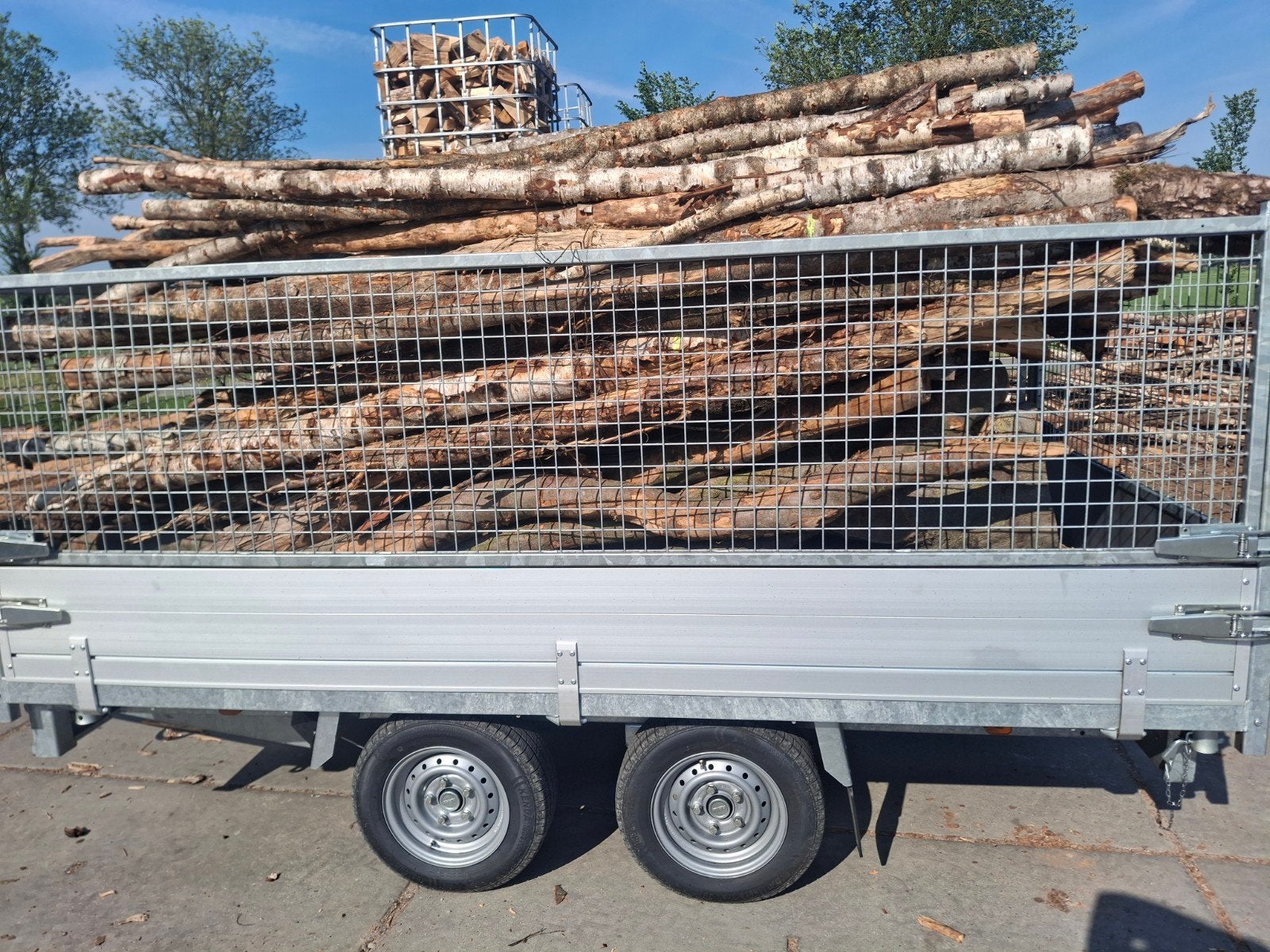 Droog hout 5 kuub intotaal zie omschrijving, Minder dan 3 m³, Ophalen of Verzenden, Beukenhout, Stammen