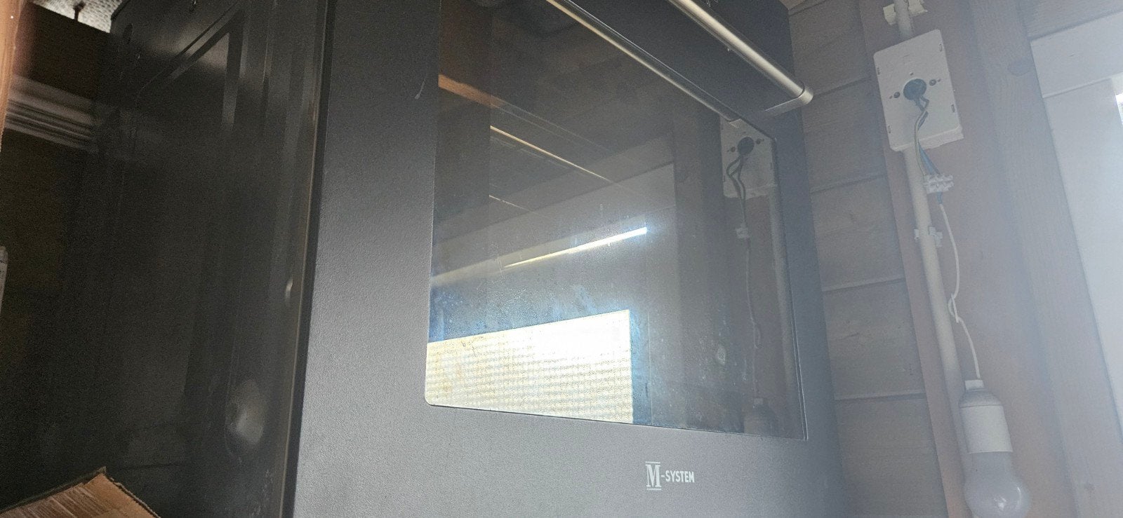 M-System Inbouw Oven - Zwart, Goede Staat, Witgoed en Apparatuur, Ophalen, Oven, Inbouw, Gebruikt