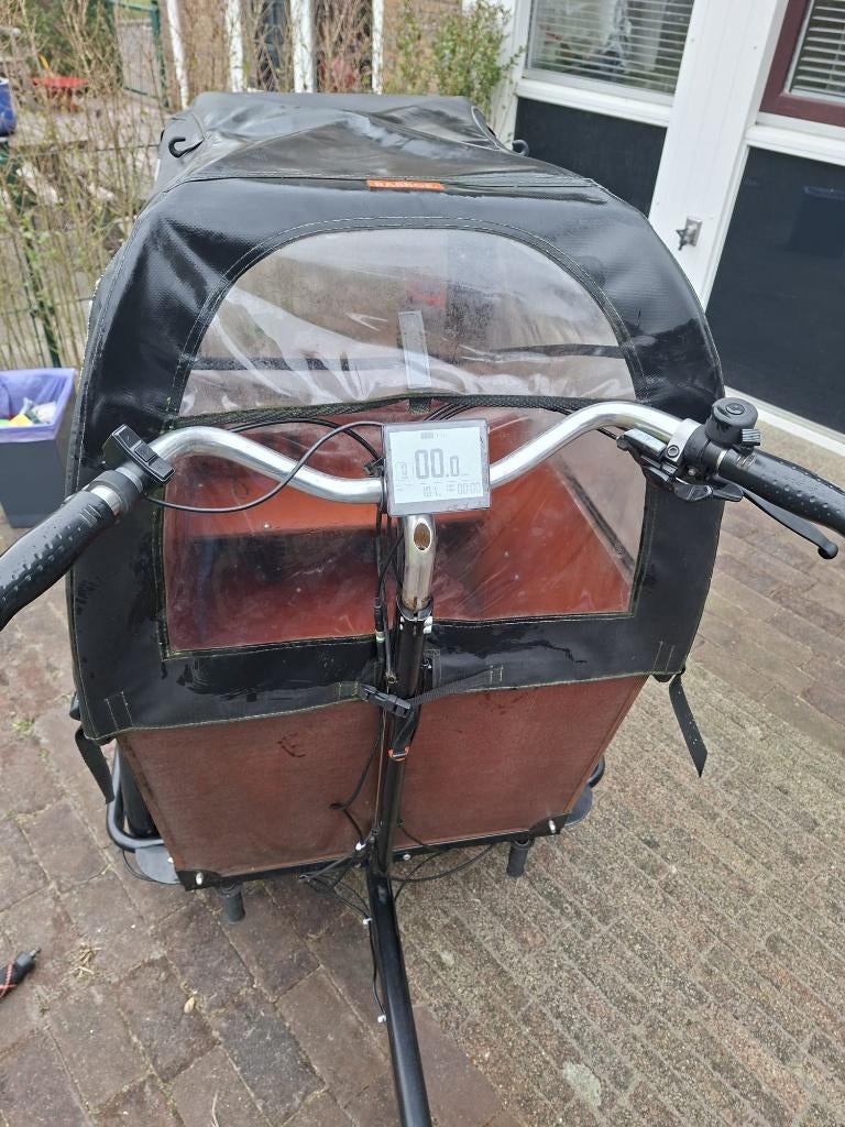 Babboe Big-E, Fietsen en Brommers, Fietsen | Bakfietsen, Ophalen, Gebruikt, 4 kinderen of meer, Elektrisch