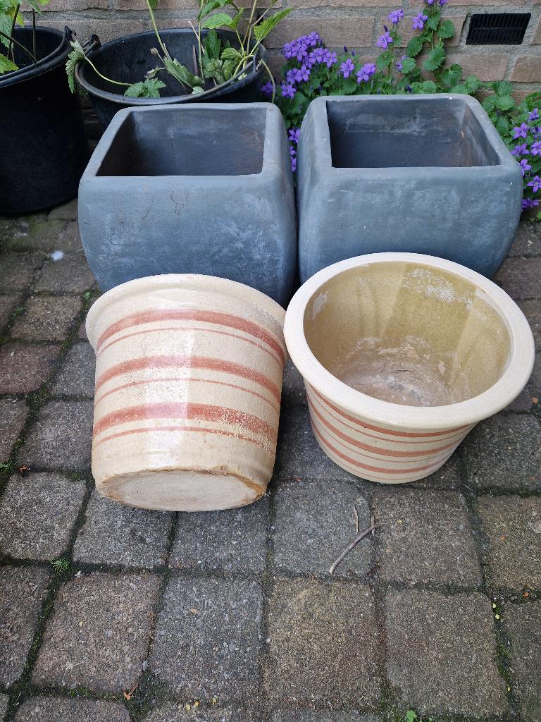 Bloempotten, Ophalen, Gebruikt, Balkon, Overige vormen