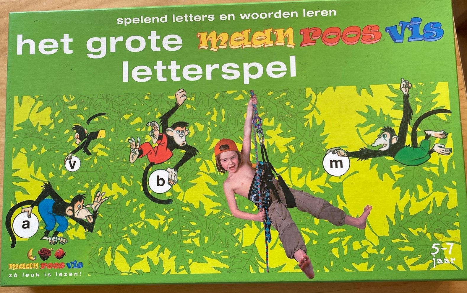 Leren lezen: maan roos vis letterspel groep 3 start/midden, Drie of vier spelers, Ophalen of Verzenden, Gebruikt