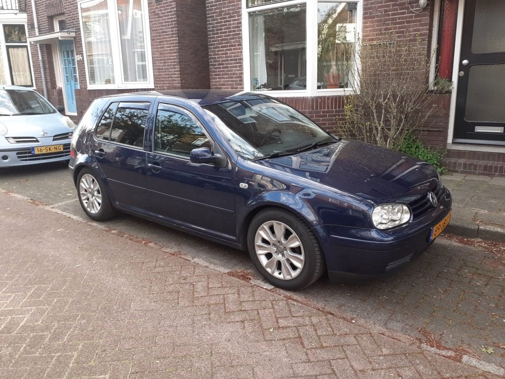Volkswagen Golf 1.6 77KW 2002 Blauw, Auto's, Voorwielaandrijving, Stof, 1145 kg, 4 cilinders