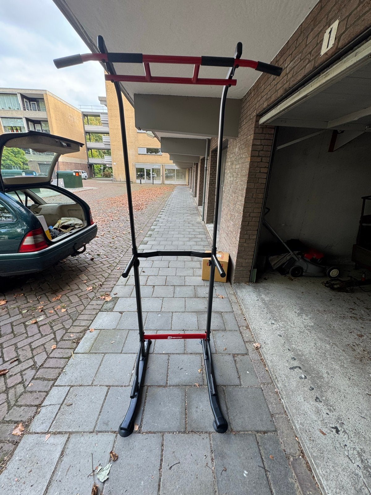 Krachtstation / Optrekstang en dips - Zo goed als nieuw, Ophalen, Krachtstation, Armen, Zo goed als nieuw
