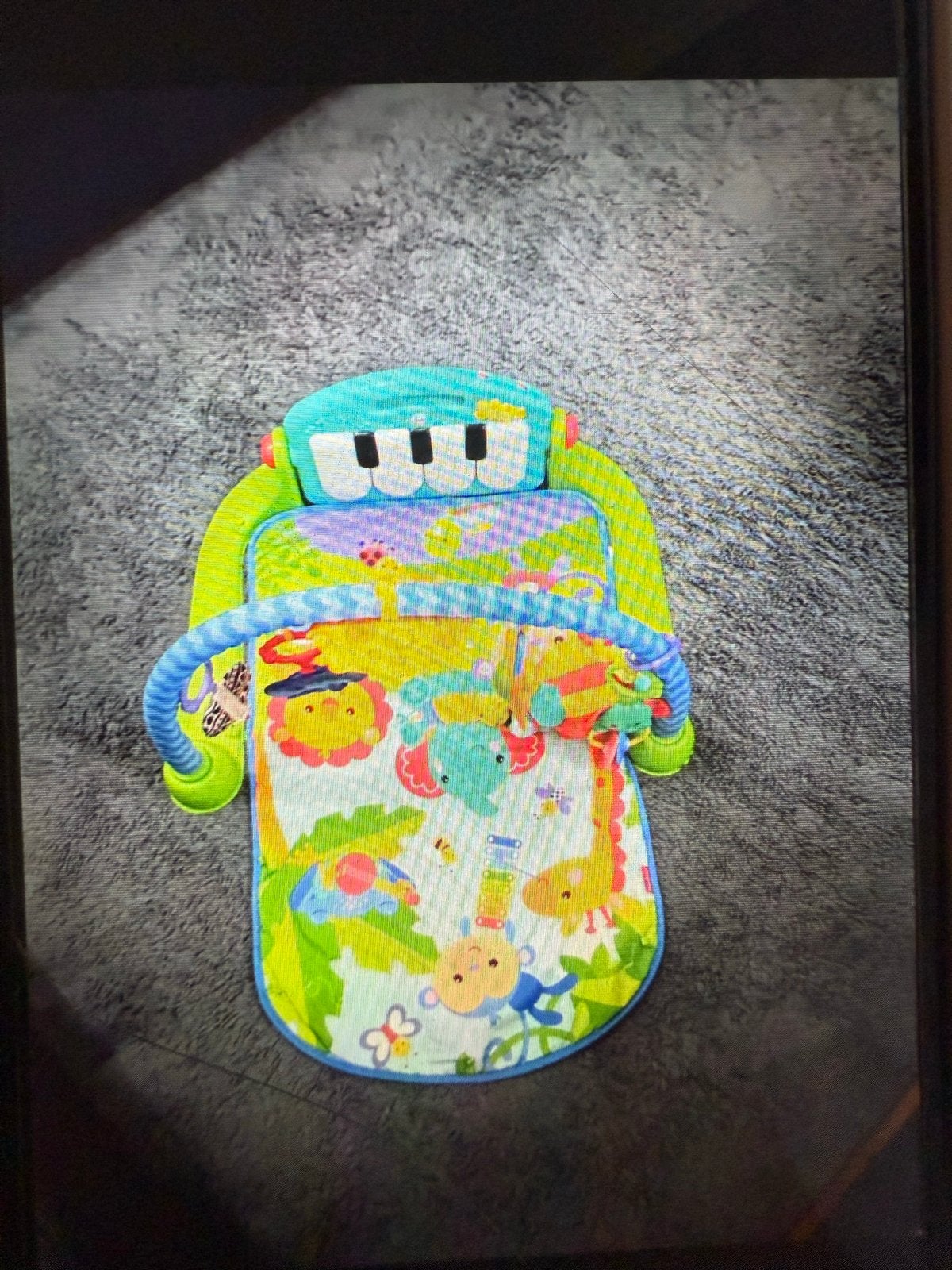 Baby speelkleed met piano en speeltjes, Ophalen, Gebruikt, Speelkleed, Met geluid