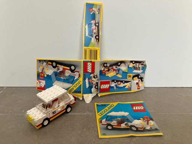 Lego vintage 6634 race auto, Ophalen of Verzenden, Gebruikt