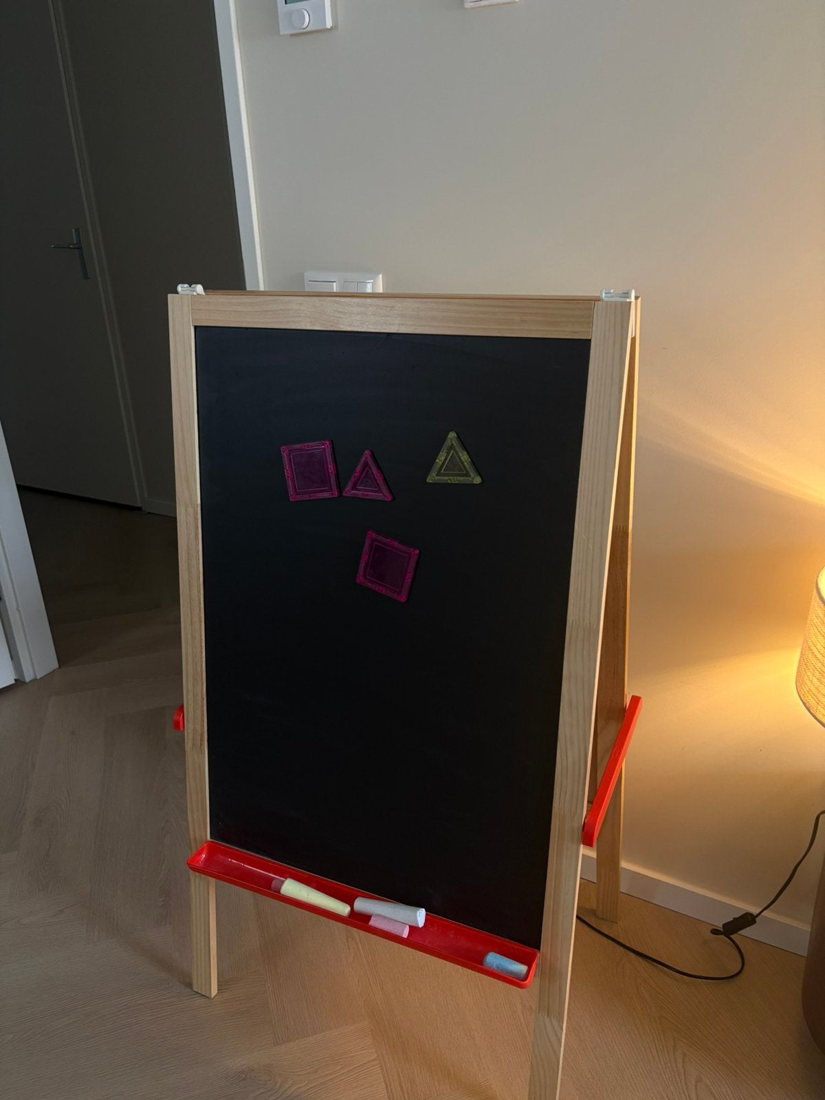 Magnetisch DIY tekenbord Mala IKEA incl tekenpapier, Ophalen, Zo goed als nieuw, Krijtbord