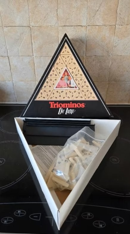 Triominos De Luxe, Ophalen, Zo goed als nieuw, Goliath