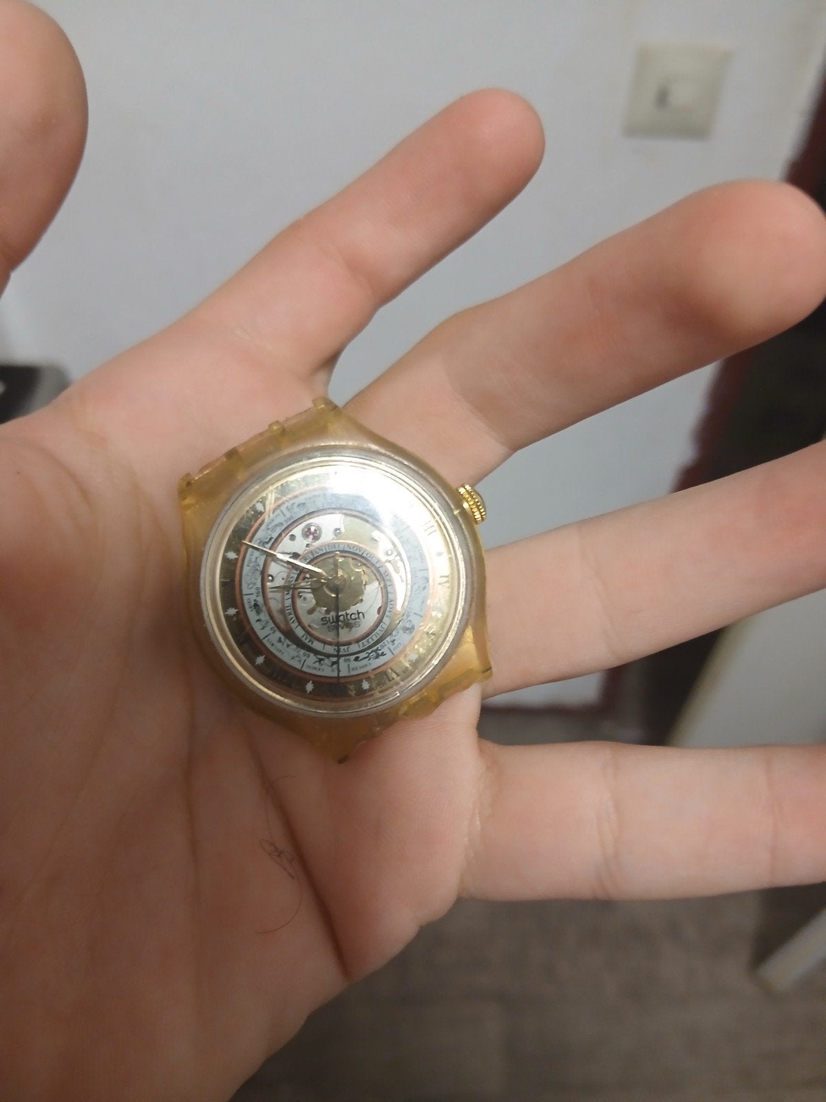 werkende horloge onderdelen, Ophalen, Staal, Overige merken, 1960 of later