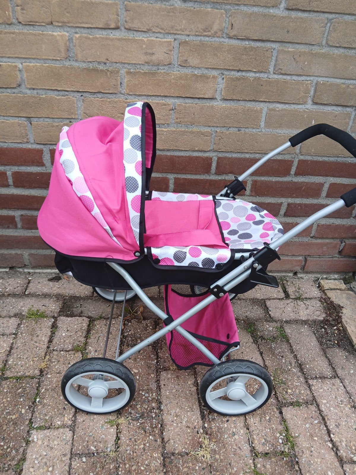 poppen wagen, Kinderen en Baby's, Speelgoed | Poppen, Ophalen of Verzenden, Gebruikt, Babypop