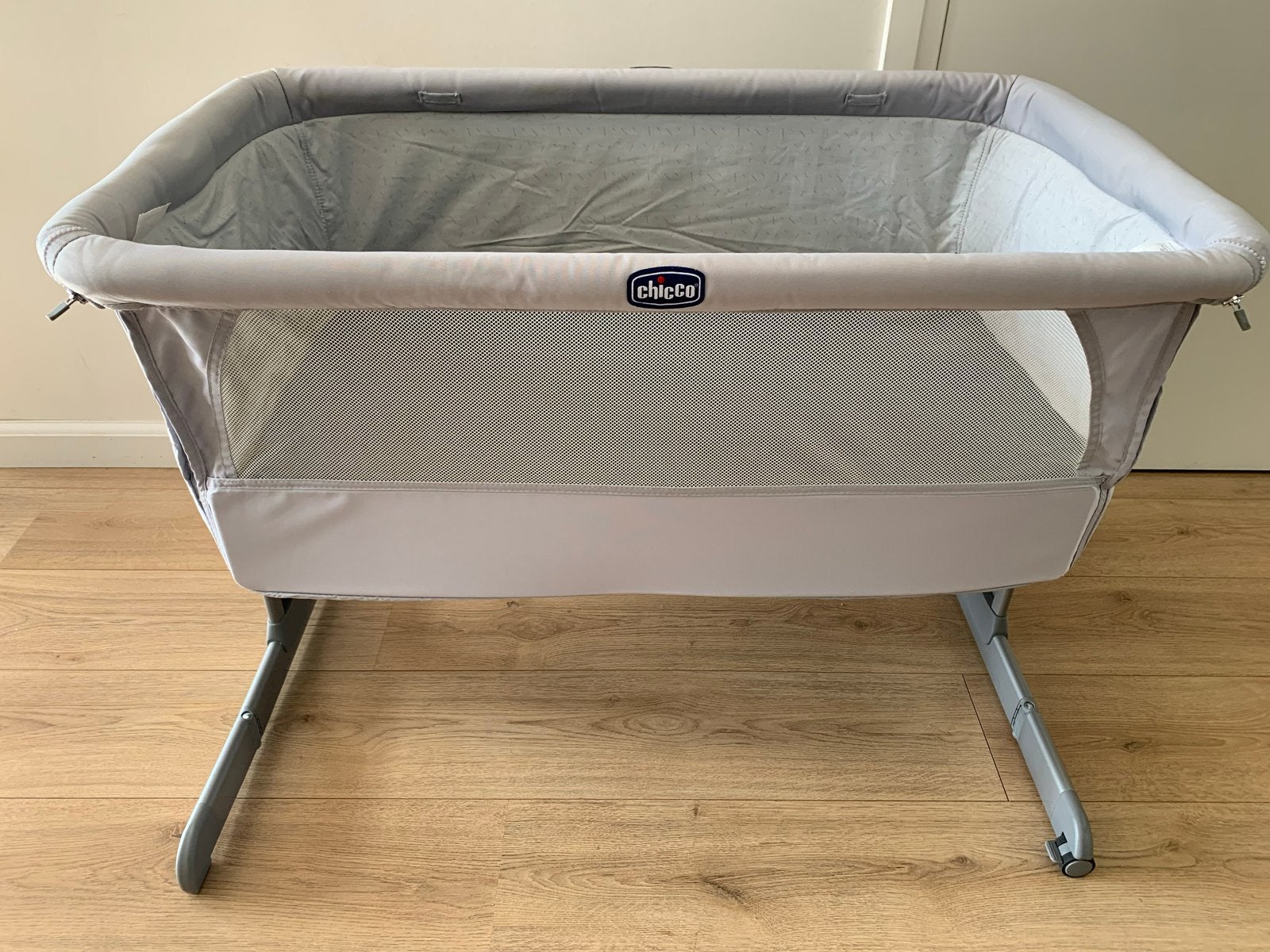 Chicco Next2Me Co-Sleeper - Grijs, Ophalen of Verzenden, Gebruikt, Wieg