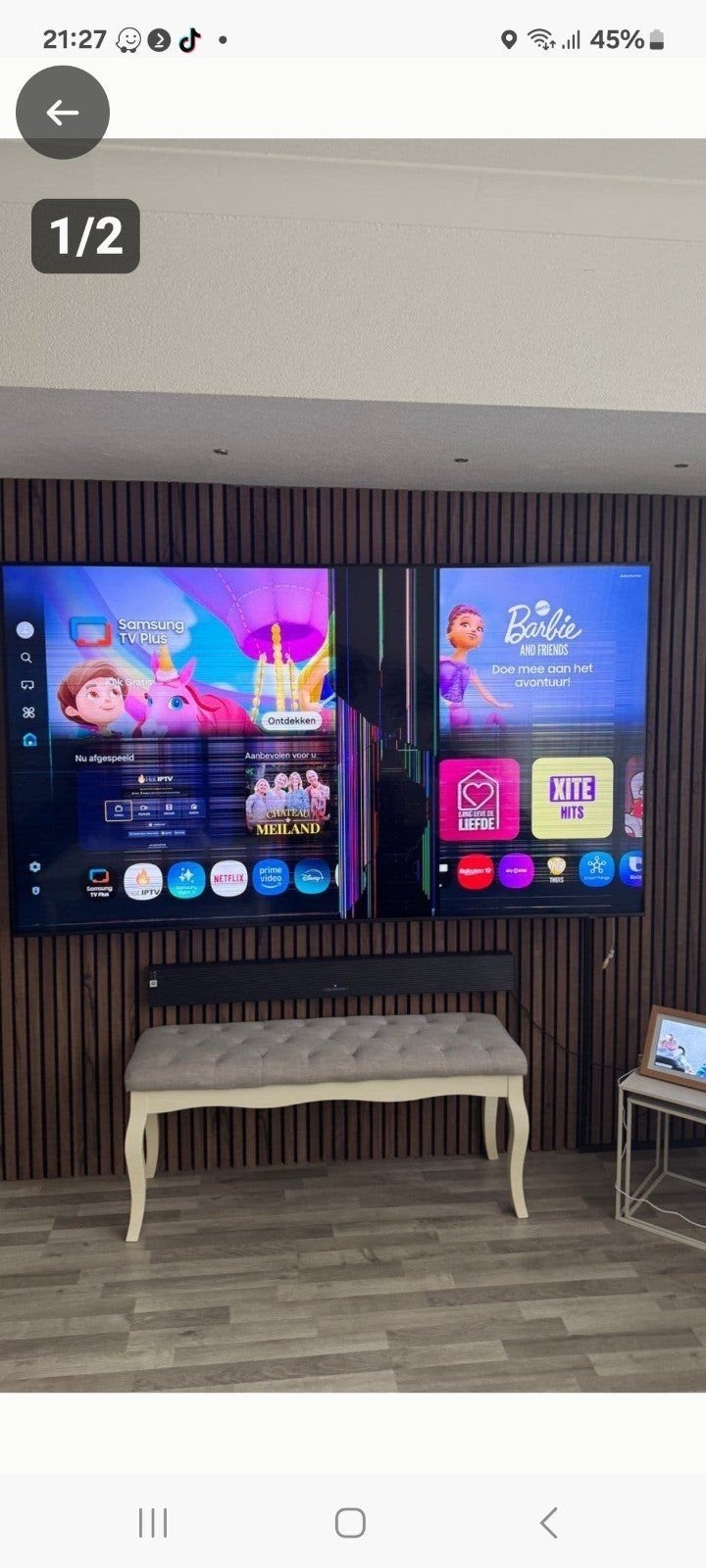 Samsung 85 inch Neo QLED 4K Smart TV QN70F (2025)schem kapot, QLED, 50 Hz, Ophalen of Verzenden, Samsung