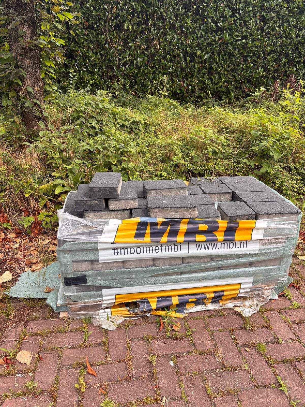 Geokasseien 5m2 halve pallet, Ophalen, Klinkers, 5 tot 10 m², Zo goed als nieuw