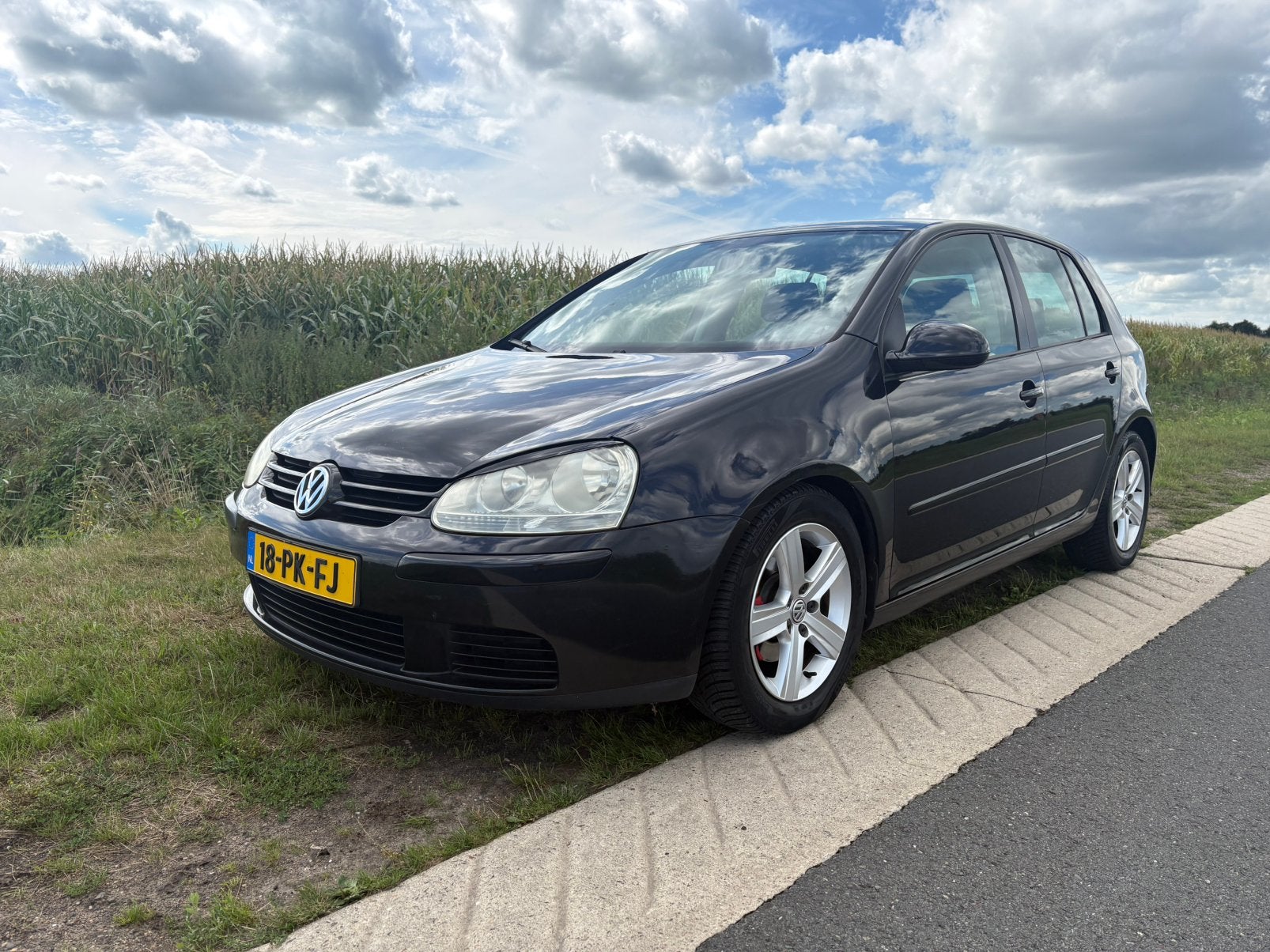 Volkswagen Golf 5 1.6 16V FSI, Voorwielaandrijving, 4 cilinders, 620 kg, Zwart