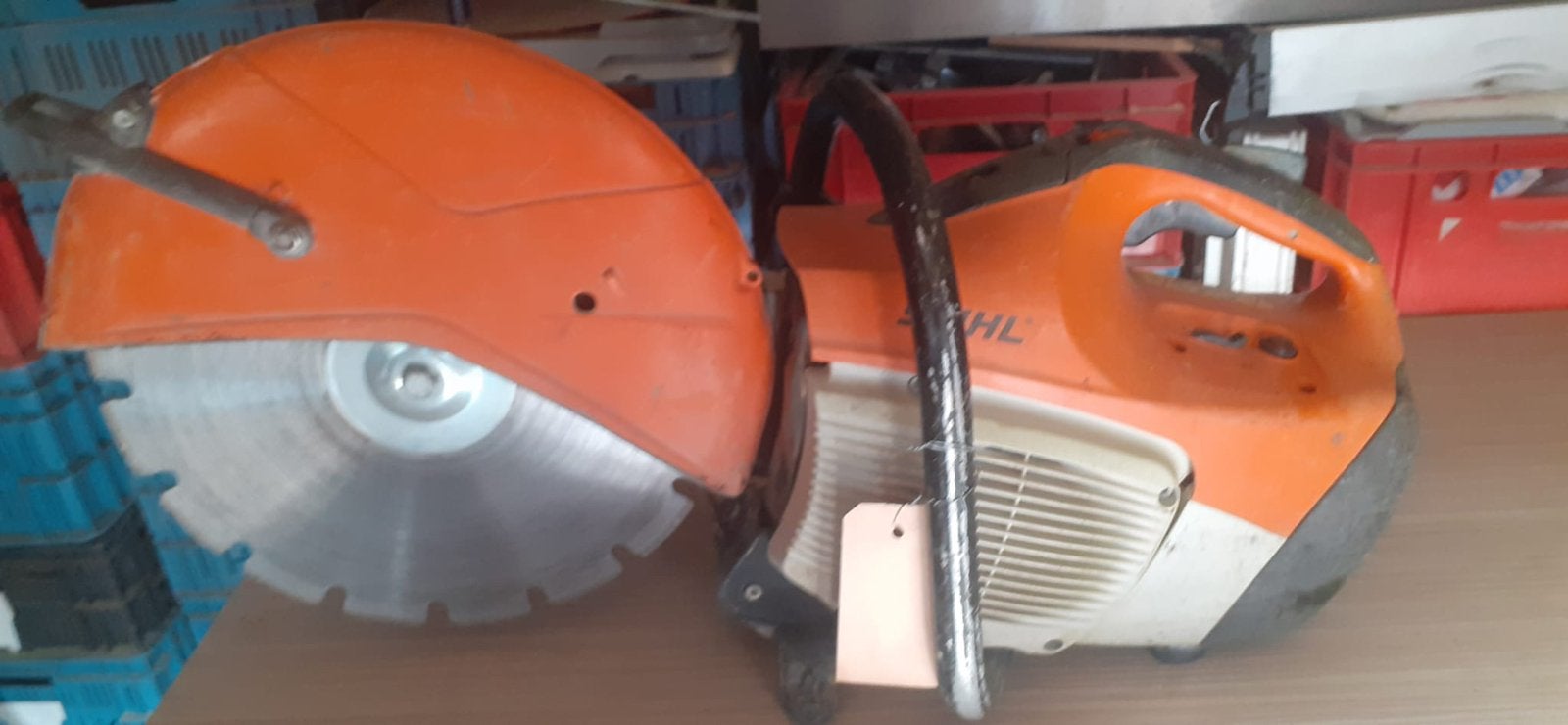 Betonzaag Skill, Ophalen, Gebruikt, 1200 watt of meer, 70 mm of meer