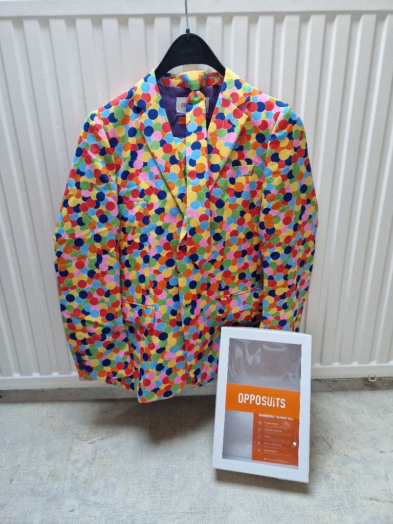 Opposuits Confetteroni 16Y, Kleding | Heren, Ophalen, Carnaval, Opposuits, Kleding