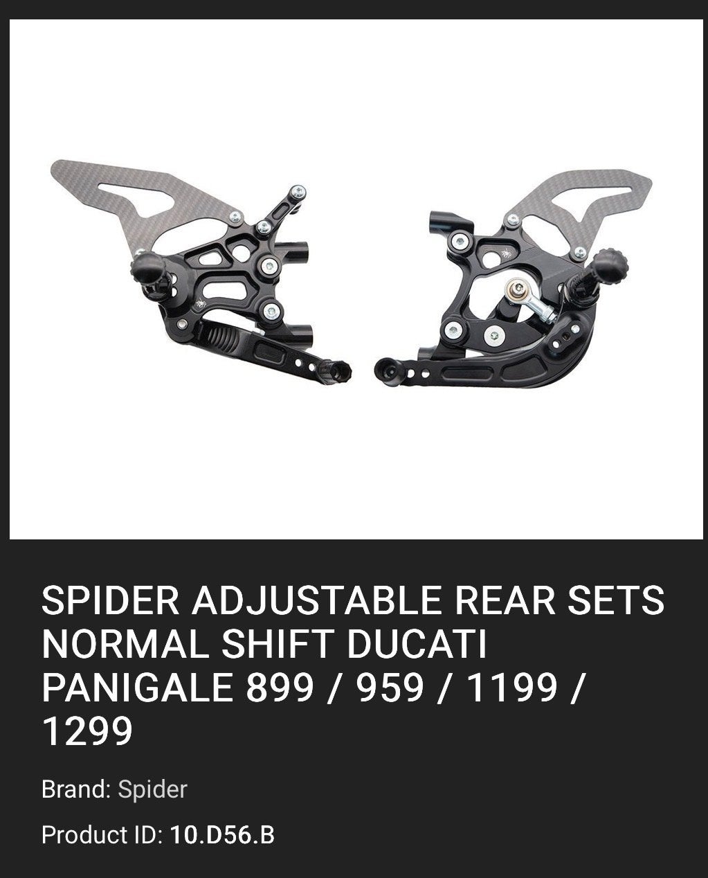 Spider Remschakelset Reverse Shift Ducati Panigale, Ophalen, Nieuw