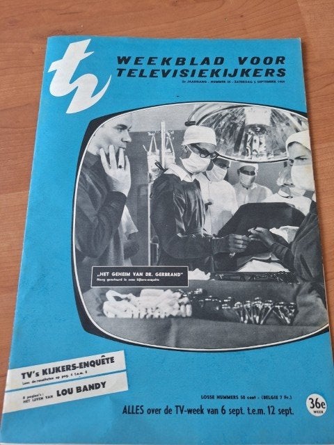 TV magazine 1959 Toon Hermans Lou Bandy Aart Brouwer, Verzenden, Gelezen, Muziek, Film of Tv