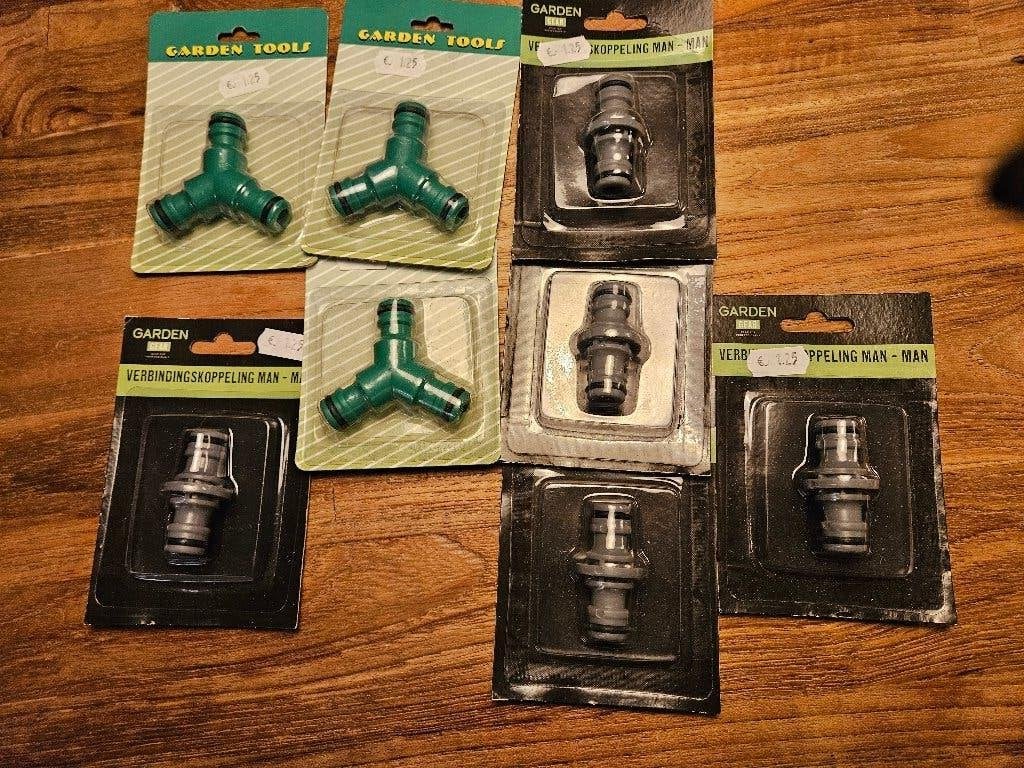 Verbindingskoppeling 8 stuks € 5,00, Tuin en Terras, Ophalen of Verzenden, Nieuw, Tuinslang