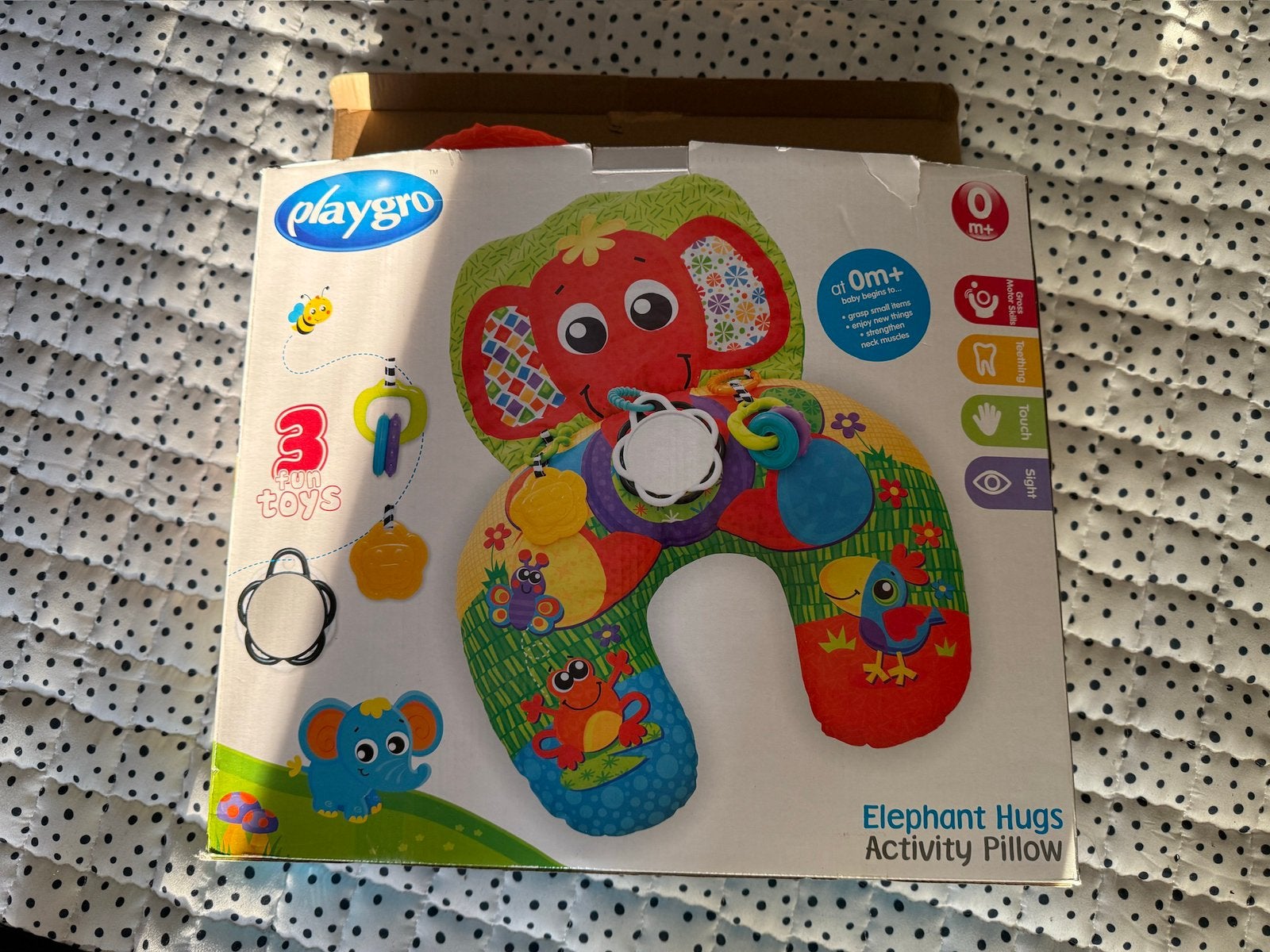 Playgro Activity pillow, Ophalen, Zo goed als nieuw