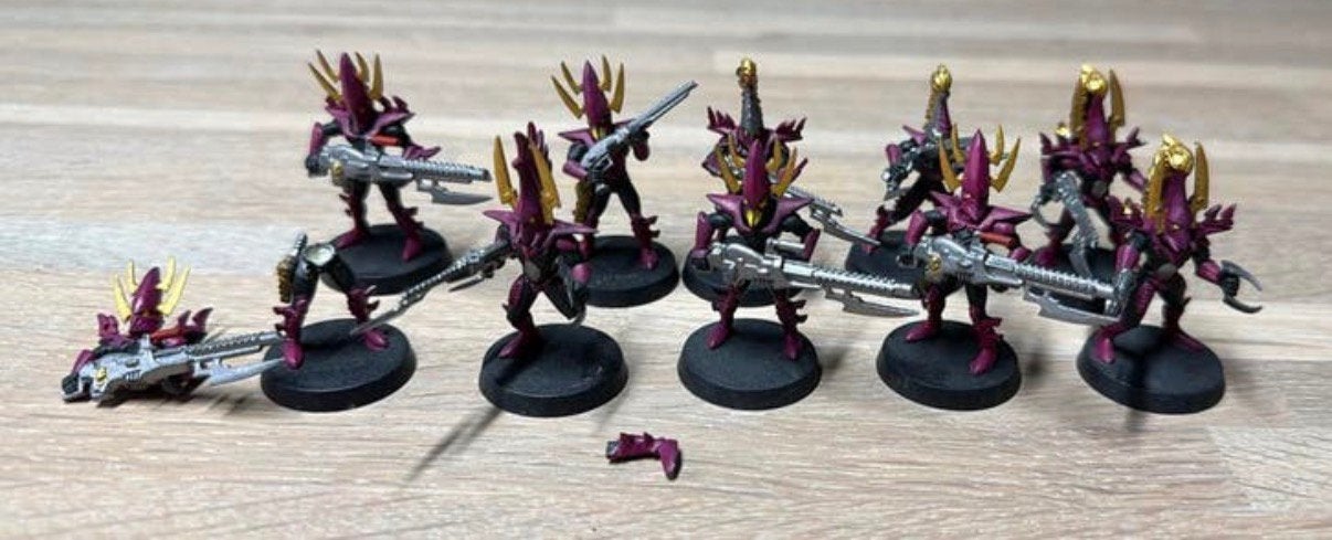 Warhammer 40k Drukhari Dark Eldar Kabalite Warriors, Hobby en Vrije tijd, Wargaming, Ophalen of Verzenden, Zo goed als nieuw, Warhammer