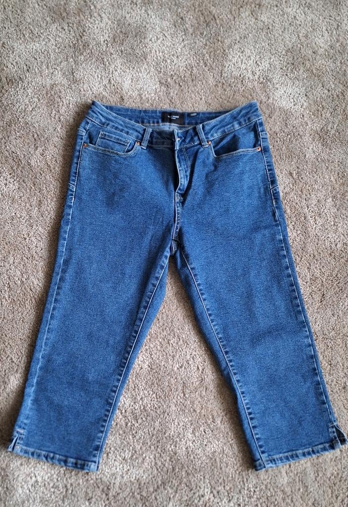 Vero Moda Capri Jeans - Blauw maat S, Kleding | Dames, Maat 38/40 (M), Blauw, Vero Moda, Ophalen of Verzenden
