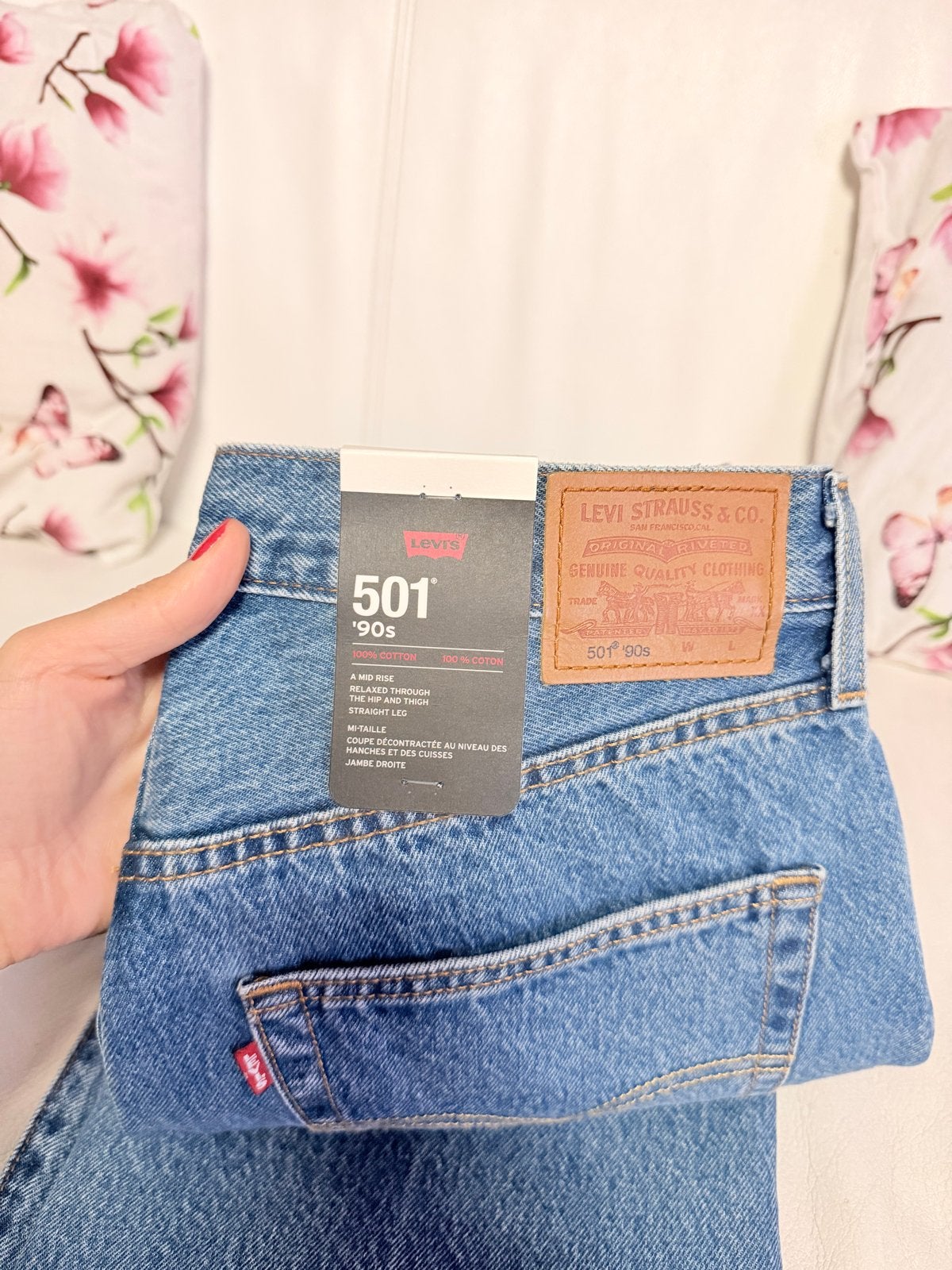 Zo goed als nieuwe Levi's broek - Maat 30/32 - Lichen Blue, Kleding | Dames, Ophalen of Verzenden, Zo goed als nieuw, Maat 34 (XS) of kleiner