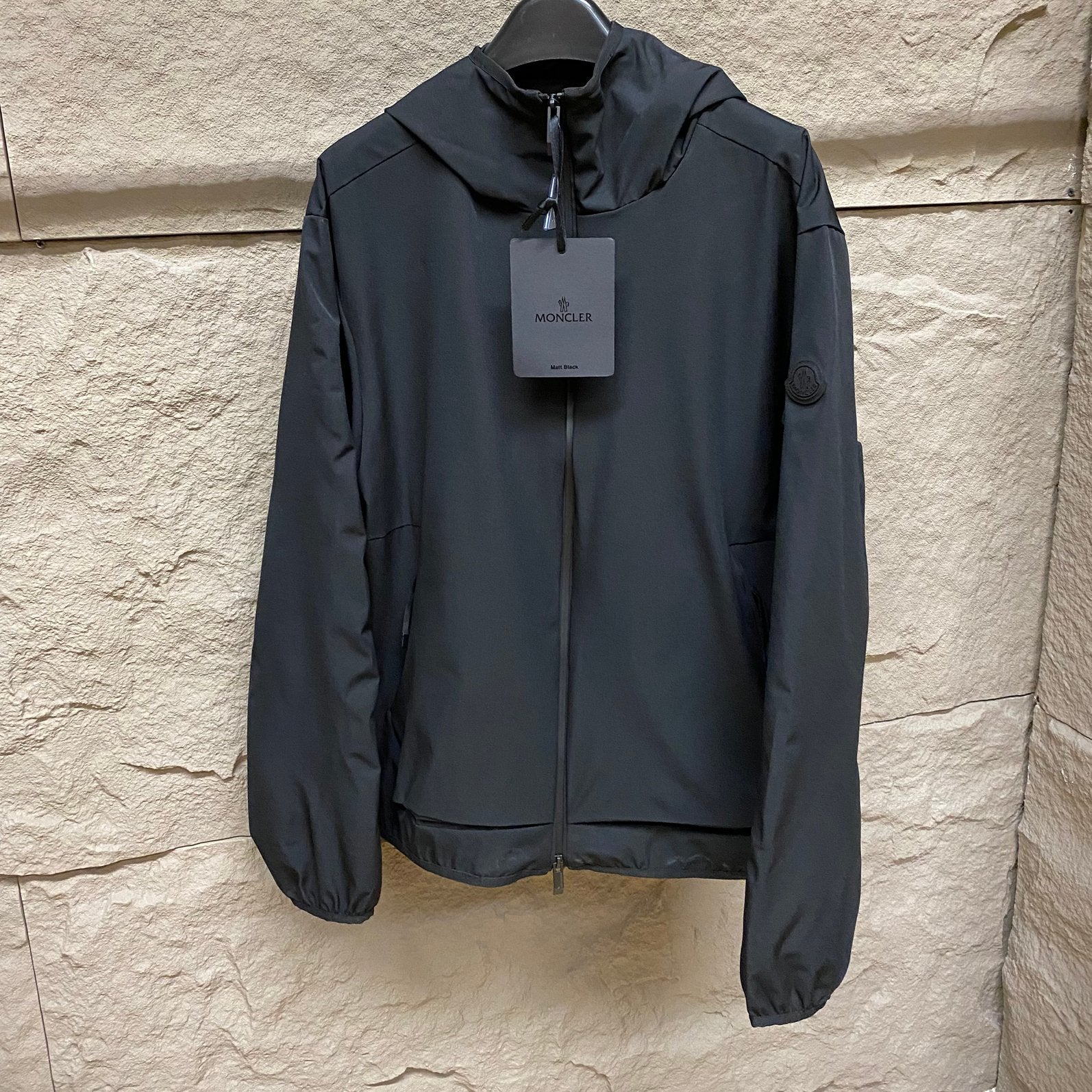 Moncler Granier windbreaker - Tussenkjas - Zomerjas - Zwart, Kleding | Heren, Ophalen of Verzenden, Zwart
