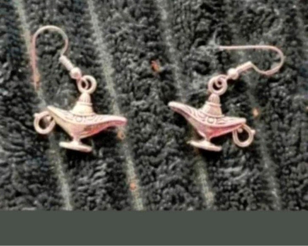 Zilveren oorbellen van gelukslamp, Hangers, Verzenden, Nieuw, Zilver