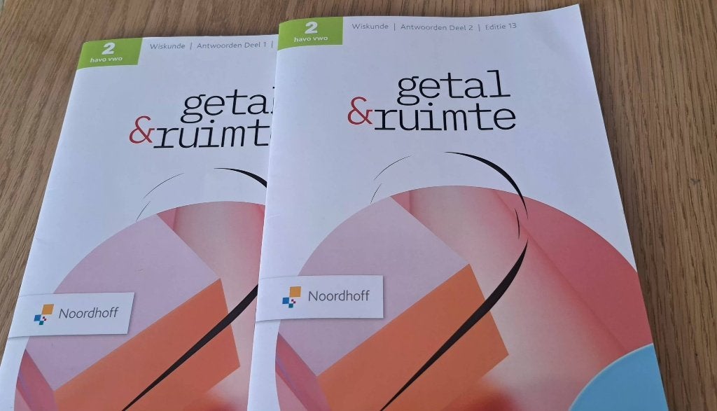 Wiskunde Havo Vwo 2 Getal en Ruimte antwoorden deel 1 en 2, Boeken, Schoolboeken, Wiskunde A, HAVO, Ophalen of Verzenden, Zo goed als nieuw