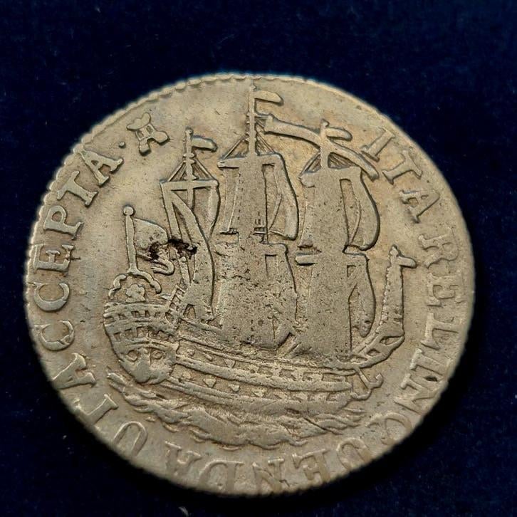 Scheepjes schelling zeeland 1780, Ophalen of Verzenden, Vóór koninkrijk, Overige waardes