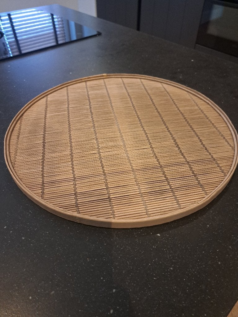 Dienblad Nieuw van Pomax, Ophalen of Verzenden, Nieuw, Rond, Hout