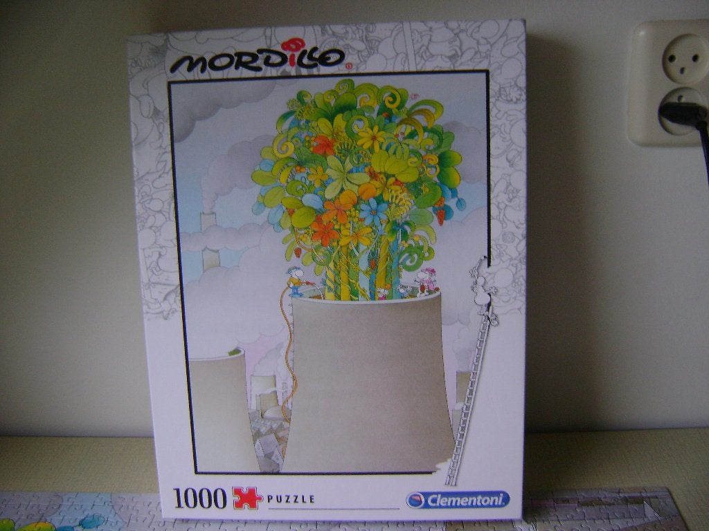 legpuzzel 1000 stukjes bloemen, Ophalen, 500 t/m 1500 stukjes, Zo goed als nieuw, Legpuzzel