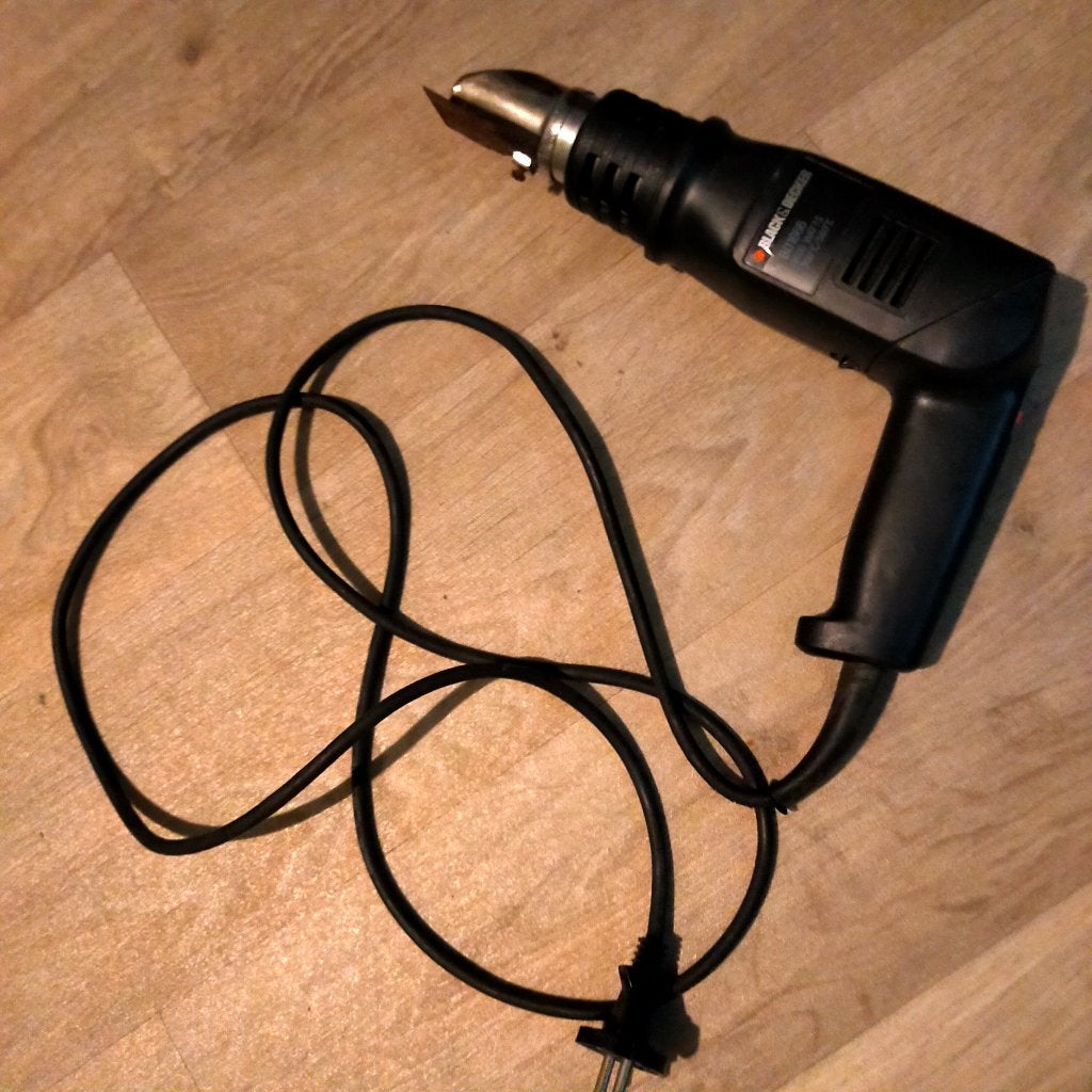 Black & Decker BD1666 Hetelucht-pistool, Doe-het-zelf en Verbouw, Ophalen, Gebruikt