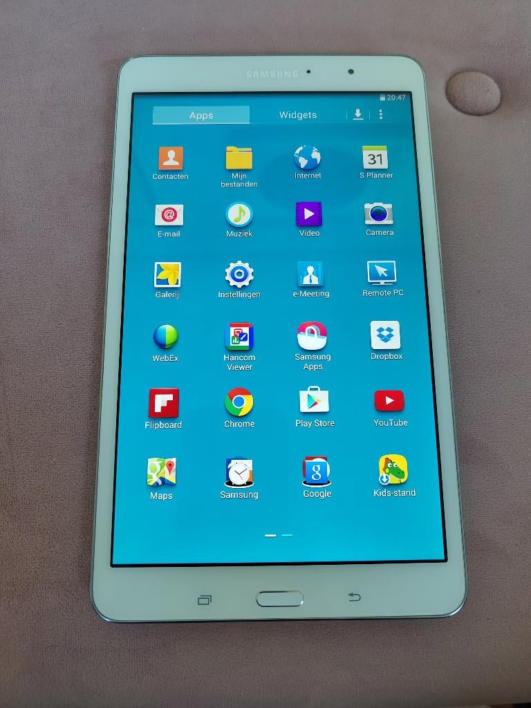 Galaxy Tab PRO SM-T320 tablet incl. lederen hoes, Gebruikt, Verzenden, 8 inch, Samsung