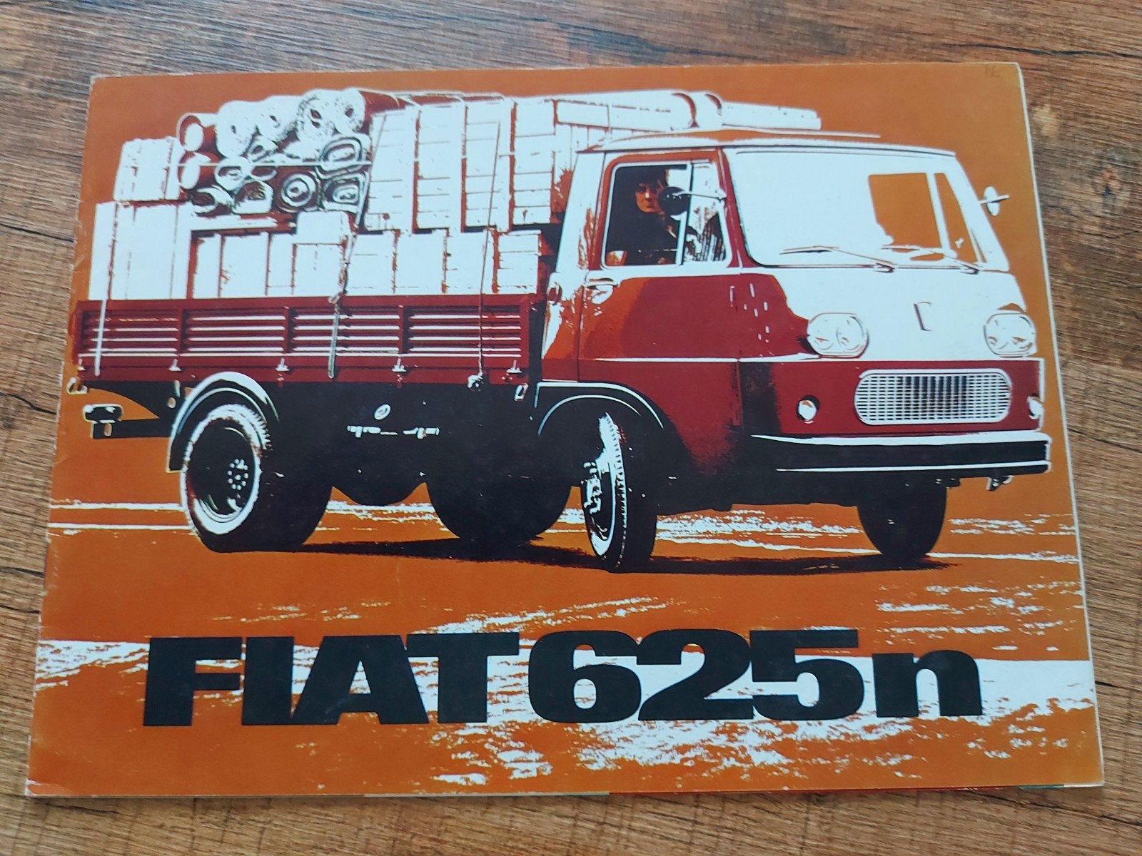 keurige Fiat 625n vrachtwagen folder Engelstalig, Ophalen of Verzenden, Zo goed als nieuw, Overige merken