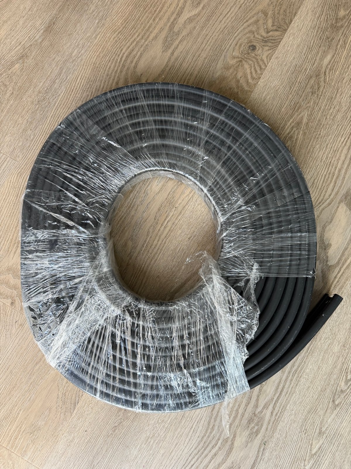 Kunststof trapleuningprofiel 50x8 mm - Zwart 15meter, Ophalen, Nieuw