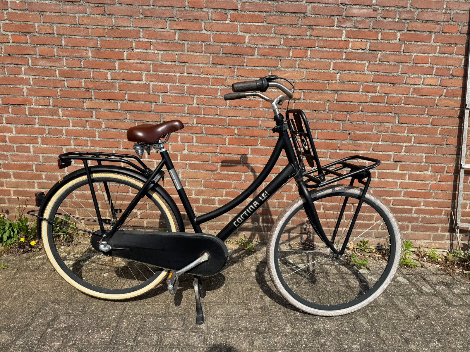 🖤Cortina original U4 Transport fiets jett black matt 57’🖤, Terugtraprem, Versnellingen, 56 cm of meer, Zo goed als nieuw
