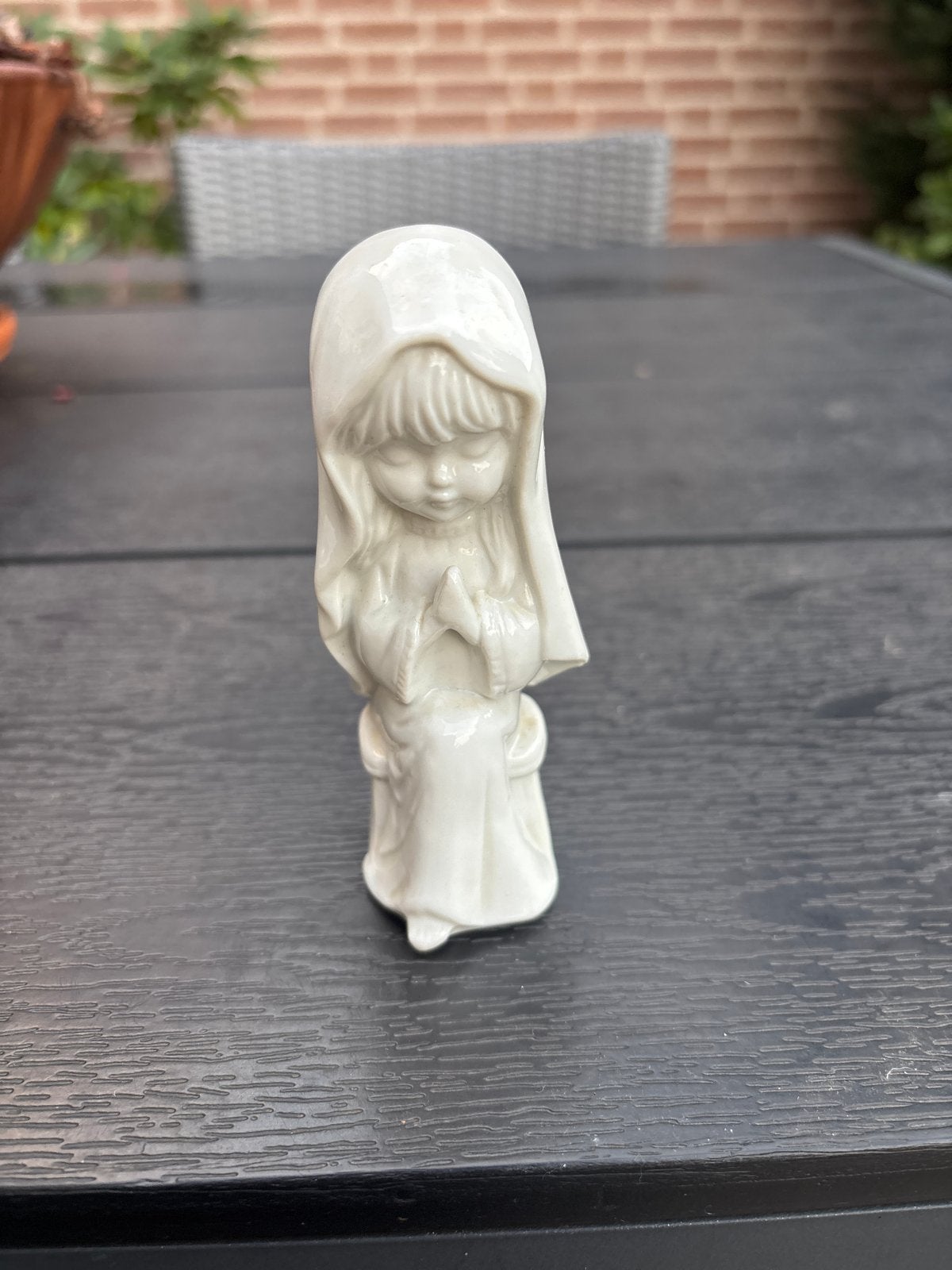 Vintage Mariabeeldje 10cm - Porselein 1976, Ophalen of Verzenden