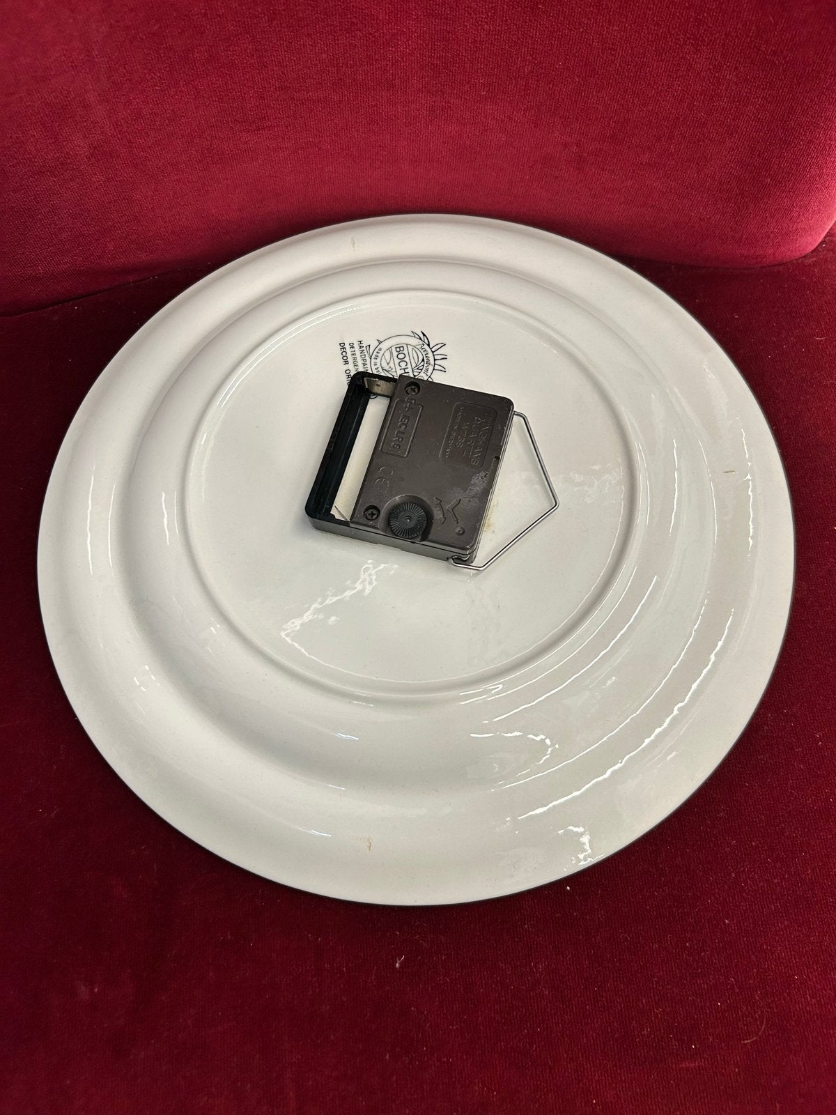 Boerenbont Hangklok van Boch met Nieuw Uurwerk, Antiek en Kunst, Ophalen of Verzenden