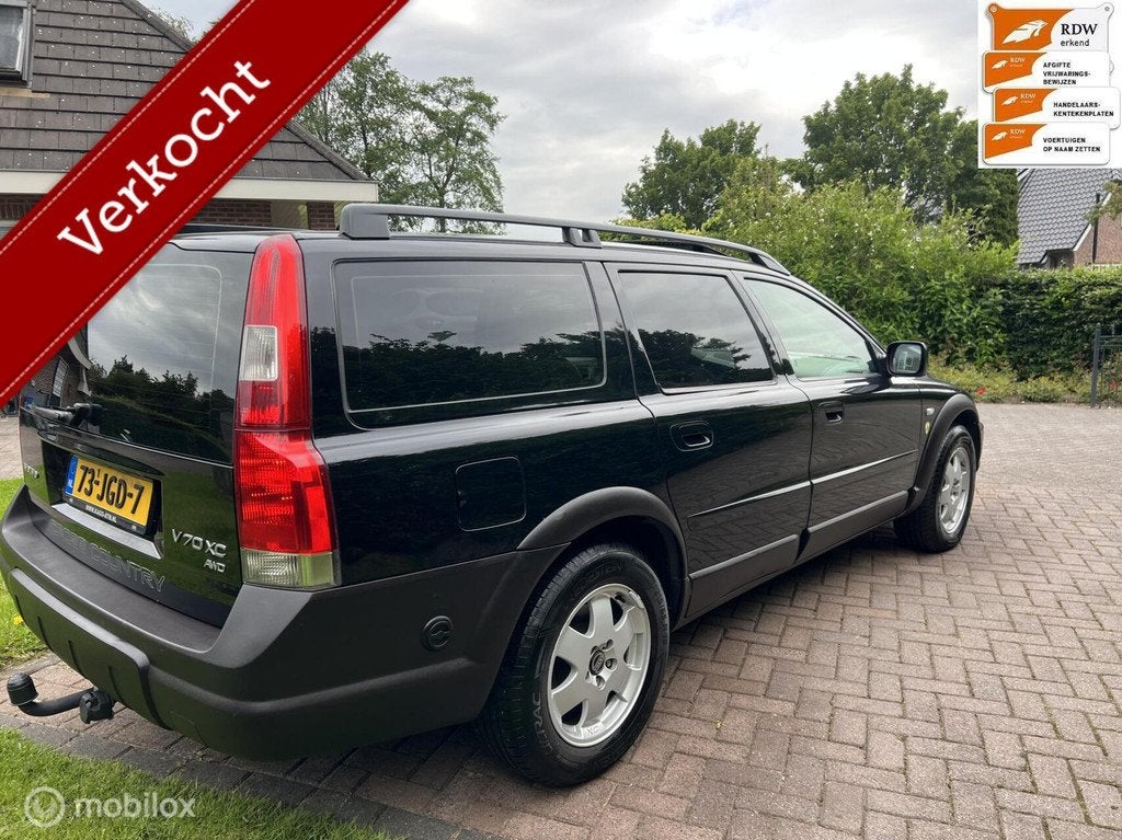 Volvo V70 Cross Country 2.4 T LPG/G3 Comfort Line bj 2002, Auto's, Volvo, Automaat, 1683 kg, Zwart, 2435 cc