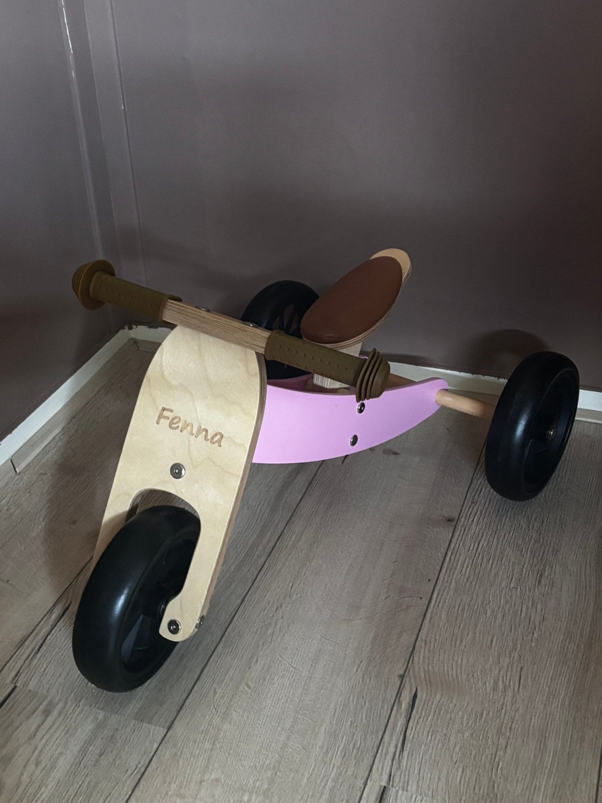 Smart Bike 4-in-1 Retro Pink Loopfiets, Ophalen of Verzenden, Zo goed als nieuw, Loopfiets
