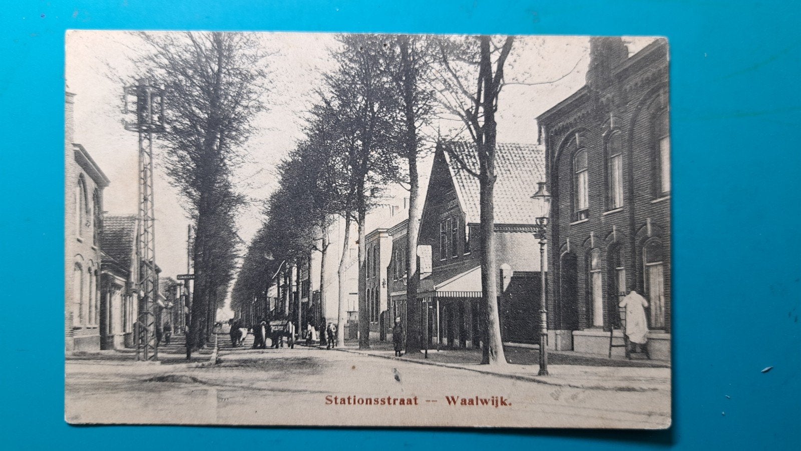 Zevenbergen Stationsstraat 1918. militair gelopen, Ophalen of Verzenden, Voor 1920, Gelopen, Noord-Brabant