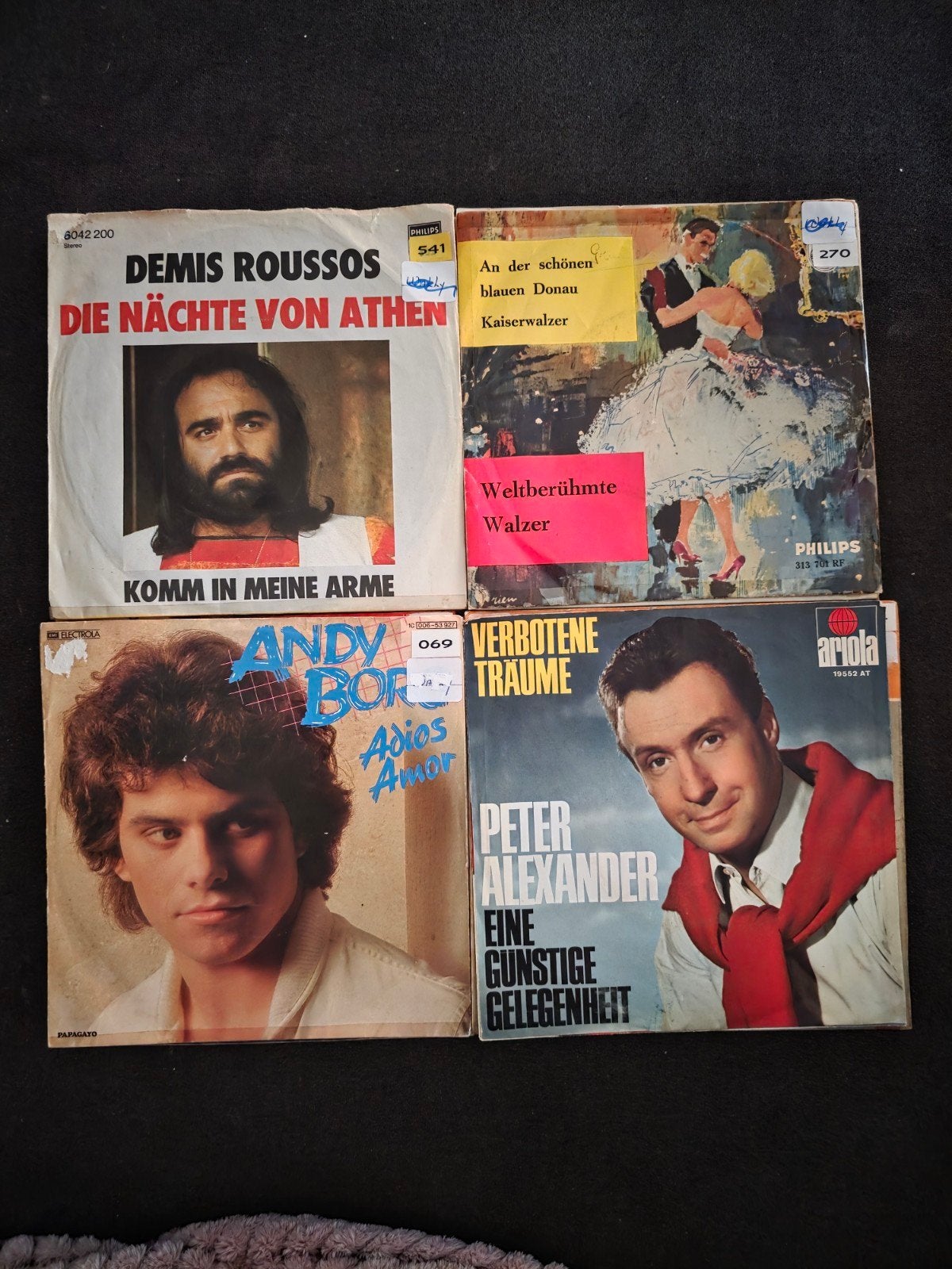 partij  vinyl singels 81 engels en 45 duits, Ophalen of Verzenden, Gebruikt, Overige formaten