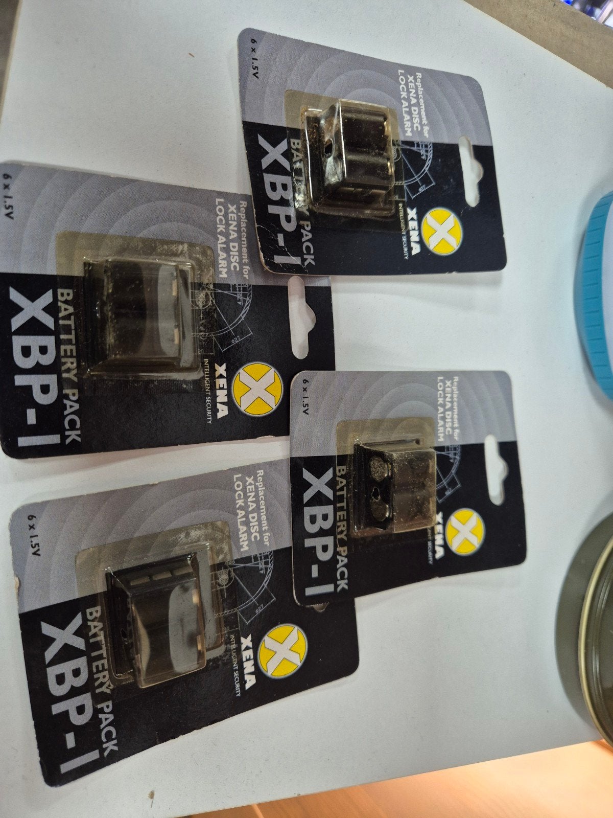 Xena XBP-1 Batterijpakket voor schijfremslot alarm (6x 1.5V), Motoren, Ophalen of Verzenden